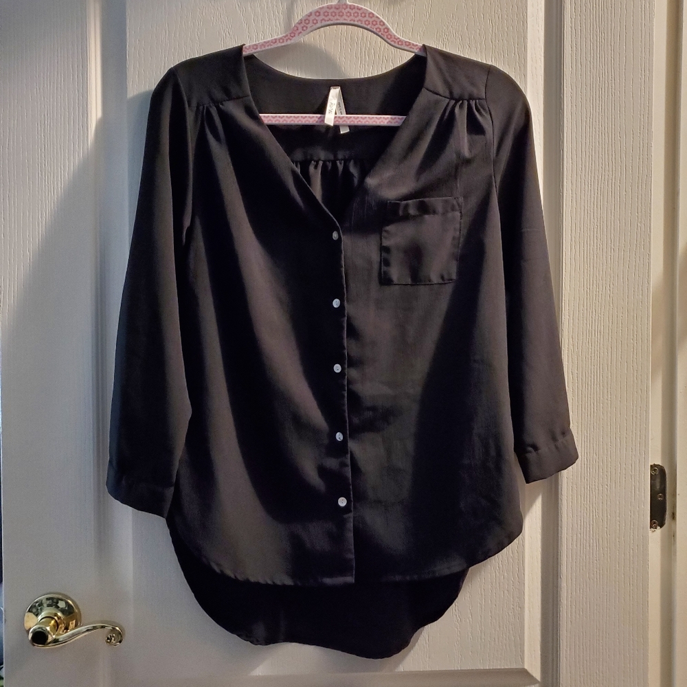Truth NYC Black Blouse